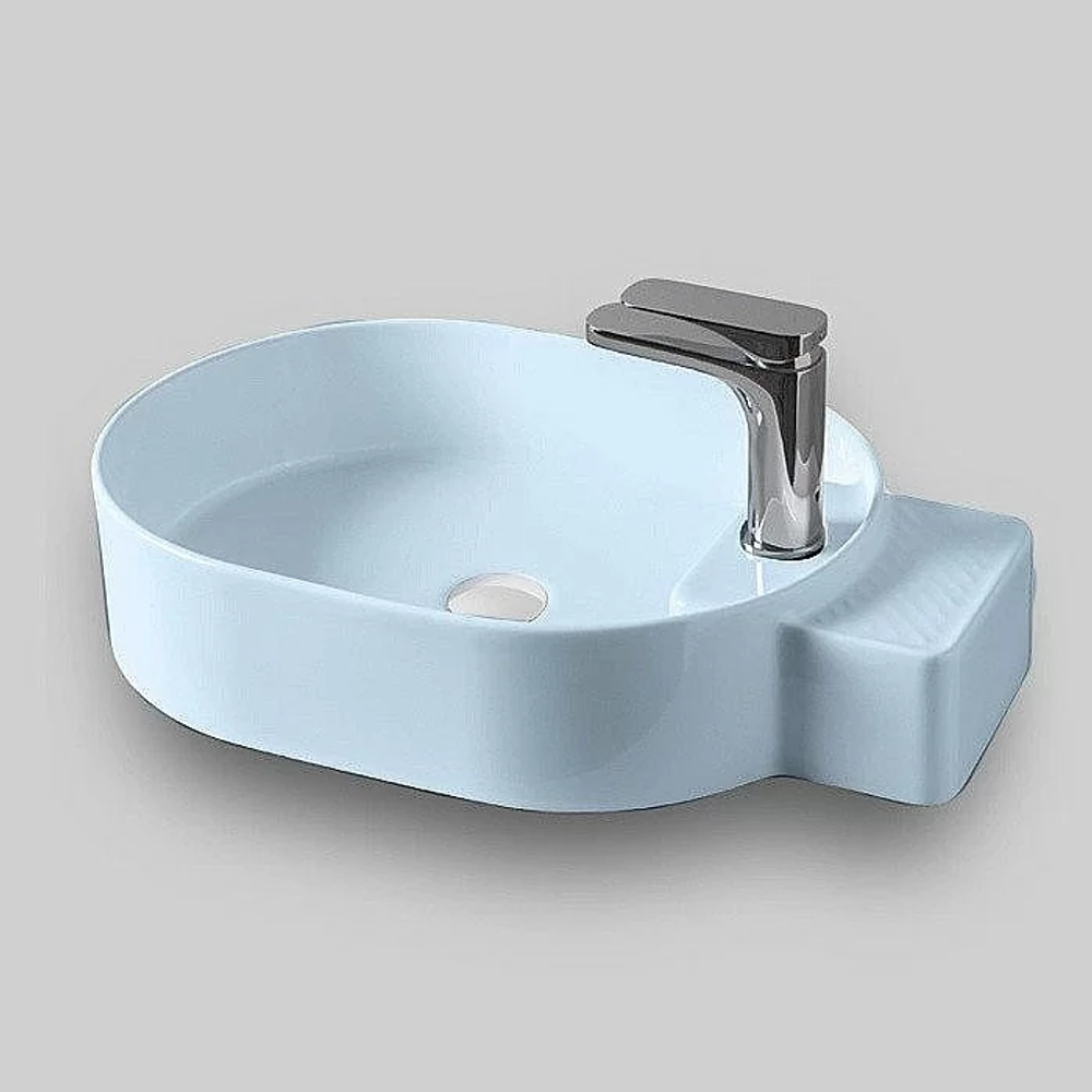 Раковина накладная Artceram CARTESIO 44 CAL001 blue acquarello