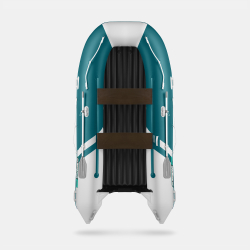 Надувная лодка GLADIATOR E380S морской зеленый-белый