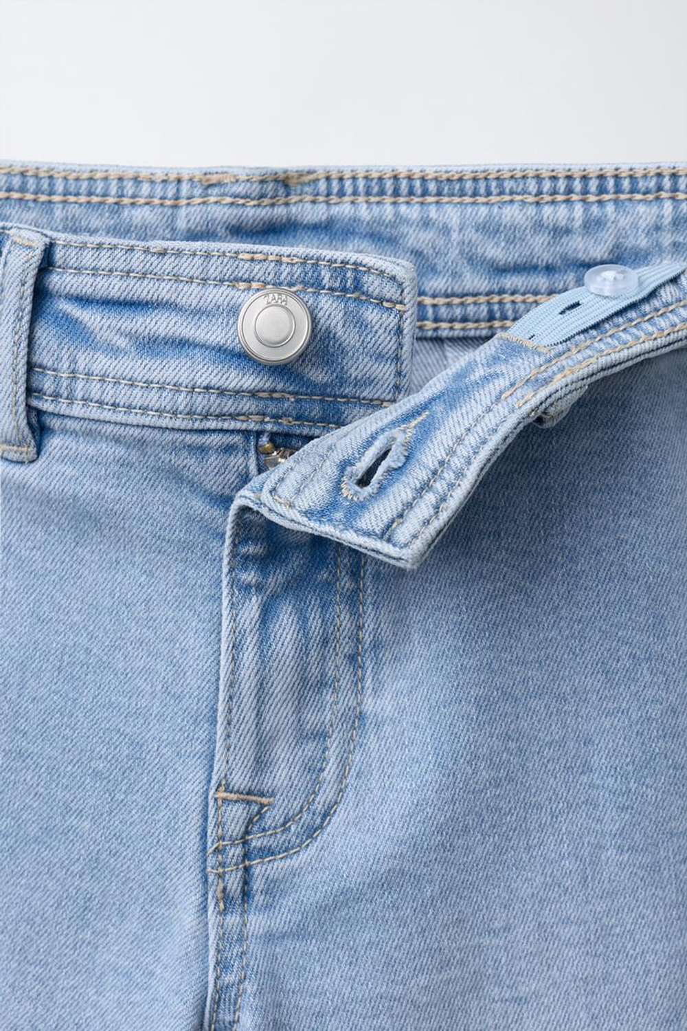 ZARA ДЖИНСЫ MARINE, ГОЛУБОЙ