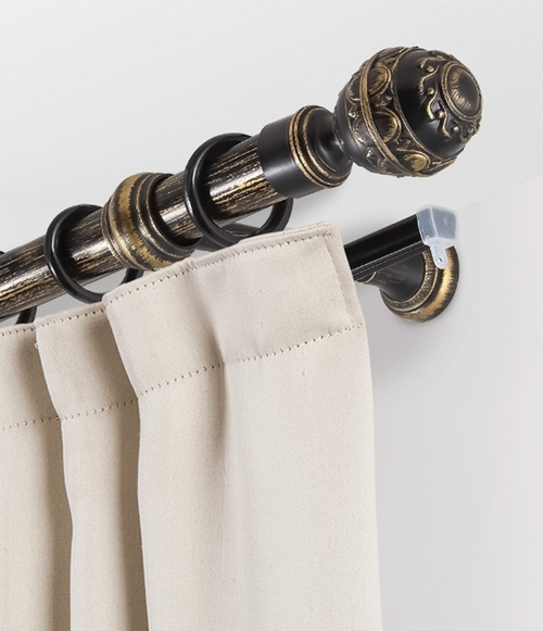 Карниз круглый Legrand Валанс 2-х  рядный 3000 мм