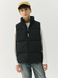Жилет стеганый на молнии "Уголь" 7+
