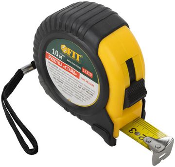 Рулетка Профи, прорезиненный корпус "Стайл" 10 м x 25 мм