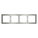 Рамка пластиковая VOLTUM S70 на 4 поста, (сталь)