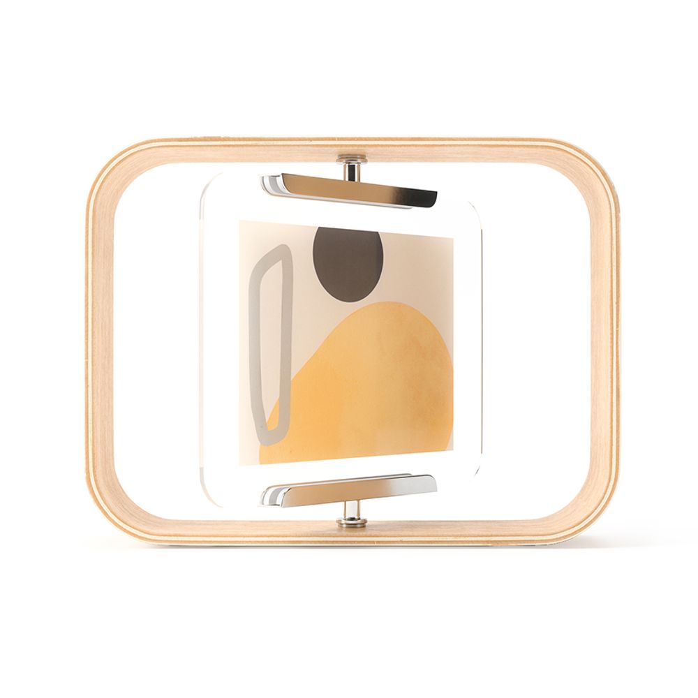 Фоторамка двусторонняя Bellwood,16х22 см, натуральное дерево