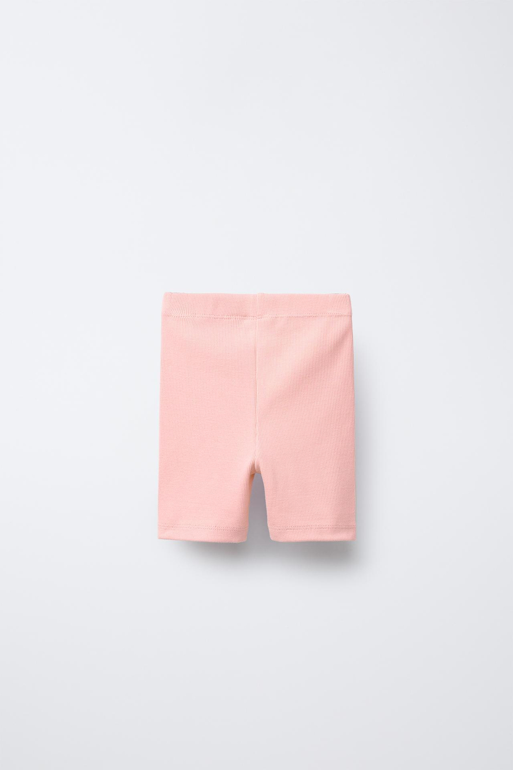 ZARA ШОРТЫ-ВЕЛОСИПЕДКИ В РУБЧИК, МАНДАРИНОВЫЙ