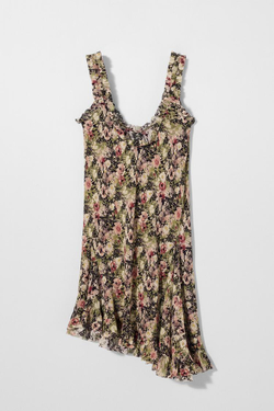 ZARA X KATE MOSS ПЛАТЬЕ С ПРИНТОМ, РАЗНОЦВЕТНЫЙ