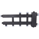 Коллектор с гидравлической стрелкой ROMMER - 1"1/4 НР на 2+1+1 контур 1" НР (до 60 кВт)