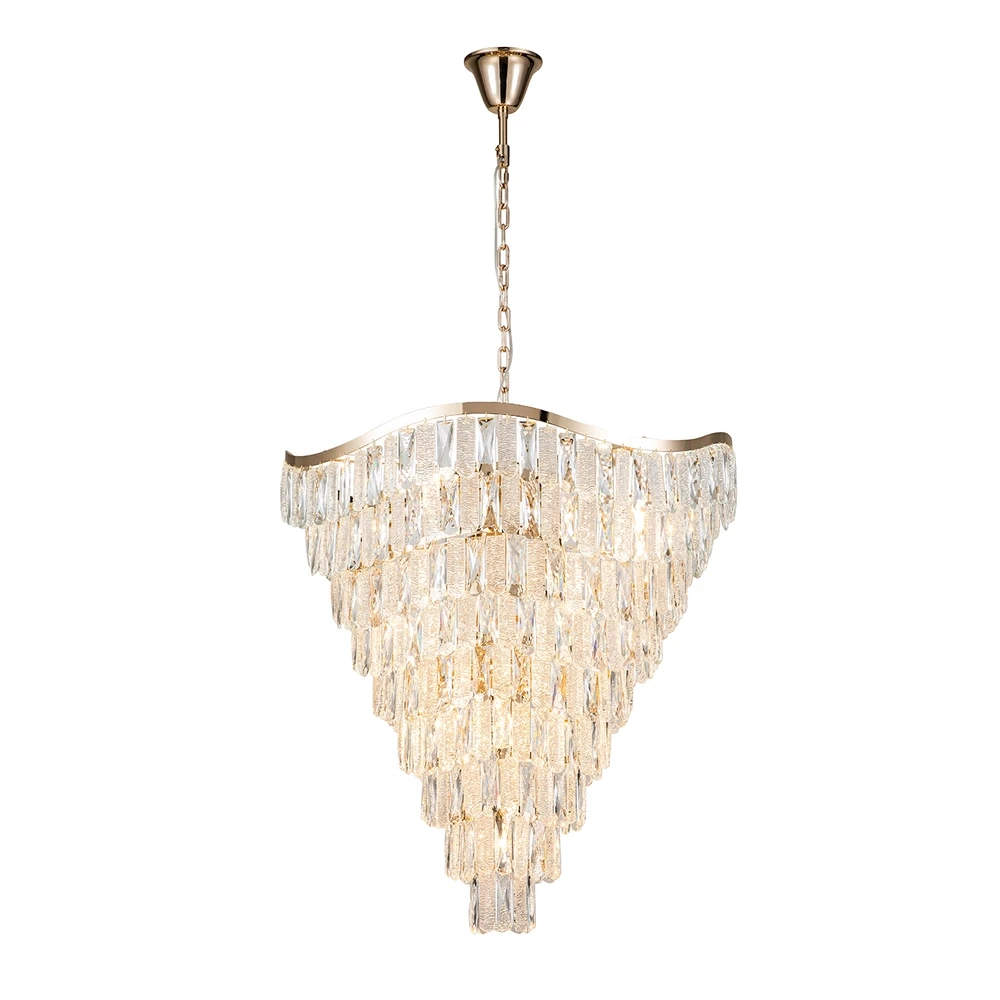 Каскадная люстра Indigo AMBRA 12030/13P Gold V000395