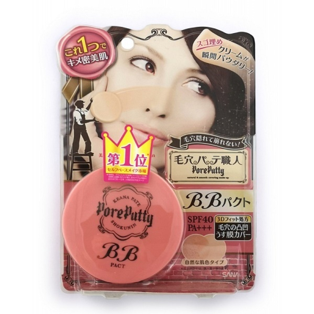 Крем-пудра минеральная SPF40 Sana Pore Putty BB Pact 16г