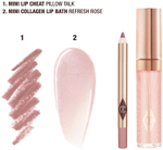 Charlotte Tilbury Glossy Fresh Pink Lip Duo Набор для губ (карандаш и блеск)