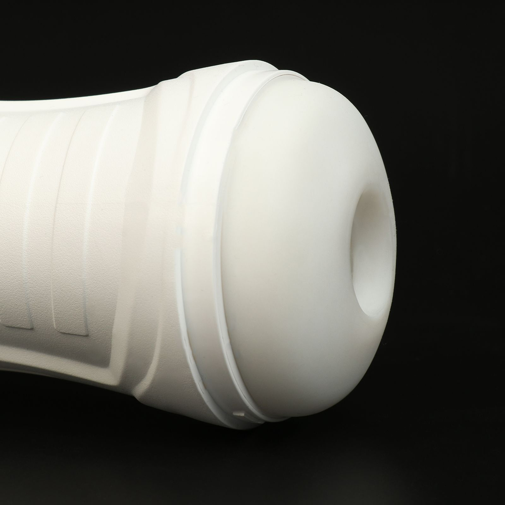 Белый вибромастурбатор с режимом всасывания «Оки-Чпоки» (Цвет: белый)