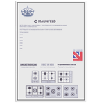 Газовая варочная панель MAUNFELD EGHG.31.33CW\G