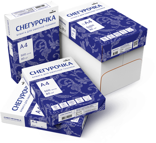 Бумага А4 Снегурочка 500 листов