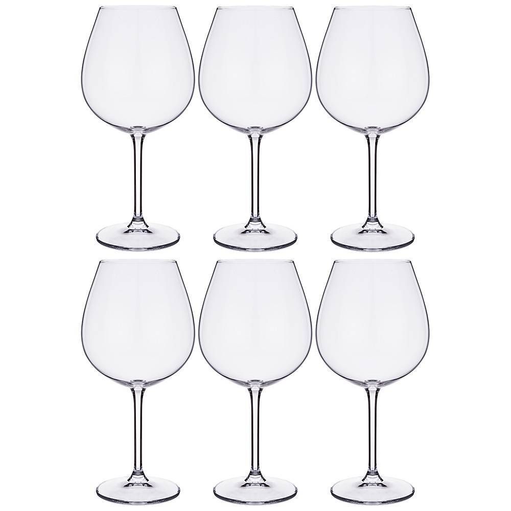 НАБОР БОКАЛОВ ДЛЯ ВИНА ИЗ 6 ШТ. "GASTRO/COLIBRI" 650 МЛ ВЫСОТА=22 СМ (КОР=8НАБОР.)