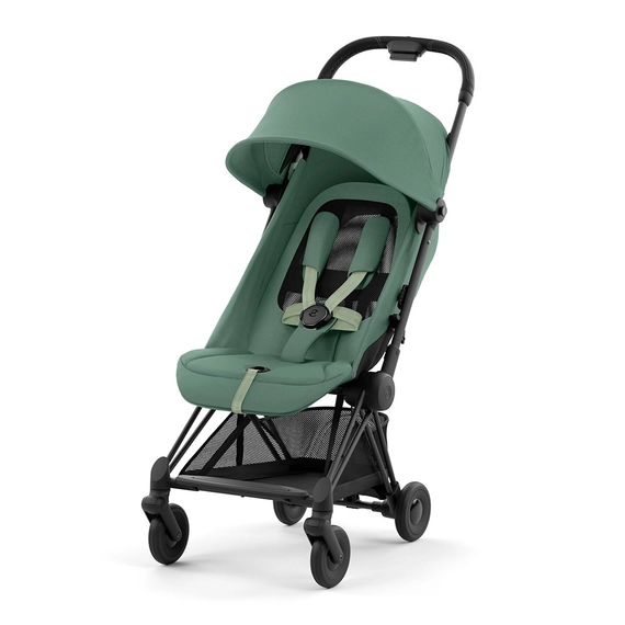 Прогулочная коляска Cybex Coya Leaf Green Matt Black