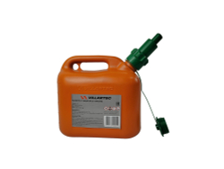Канистра VILLARTEC, для топливной смеси, оранжевая, вертикальная, 5л