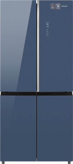 Холодильник Weissgauff BLUE GLASS WCD 590 INVERTER NO FROST
