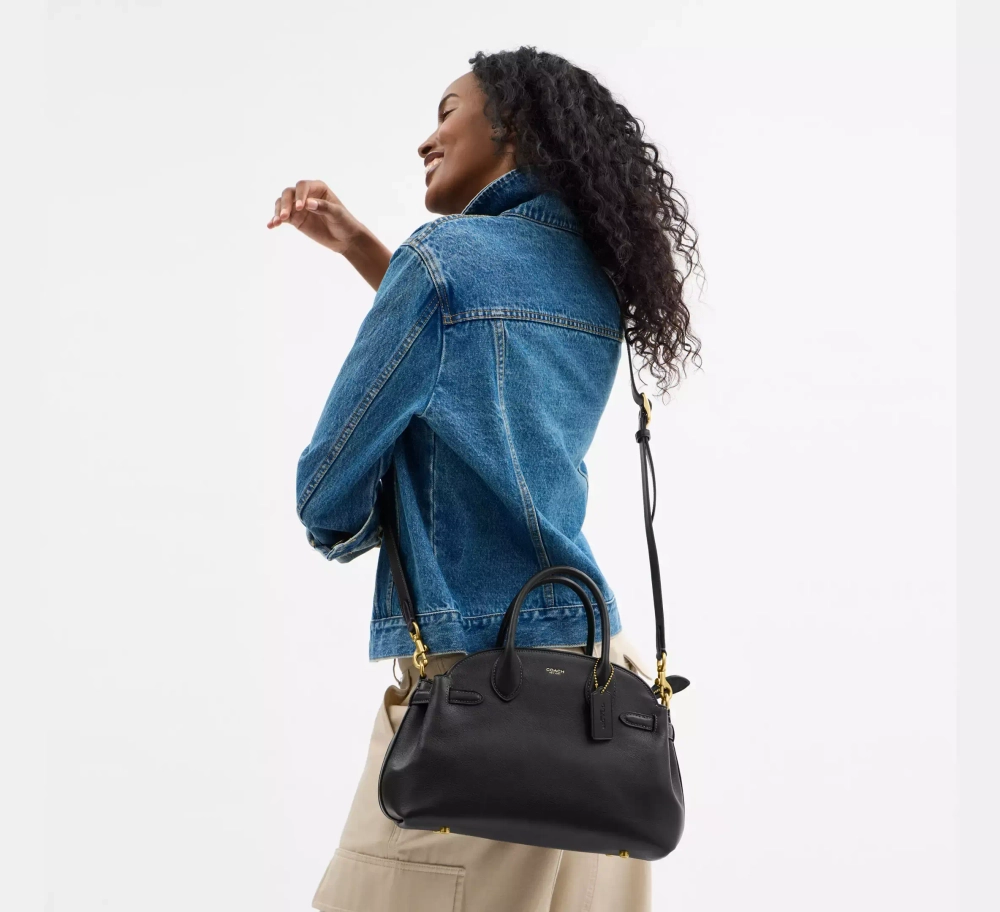 COACH СУМКА EMPIRE 28, ЧЕРНЫЙ