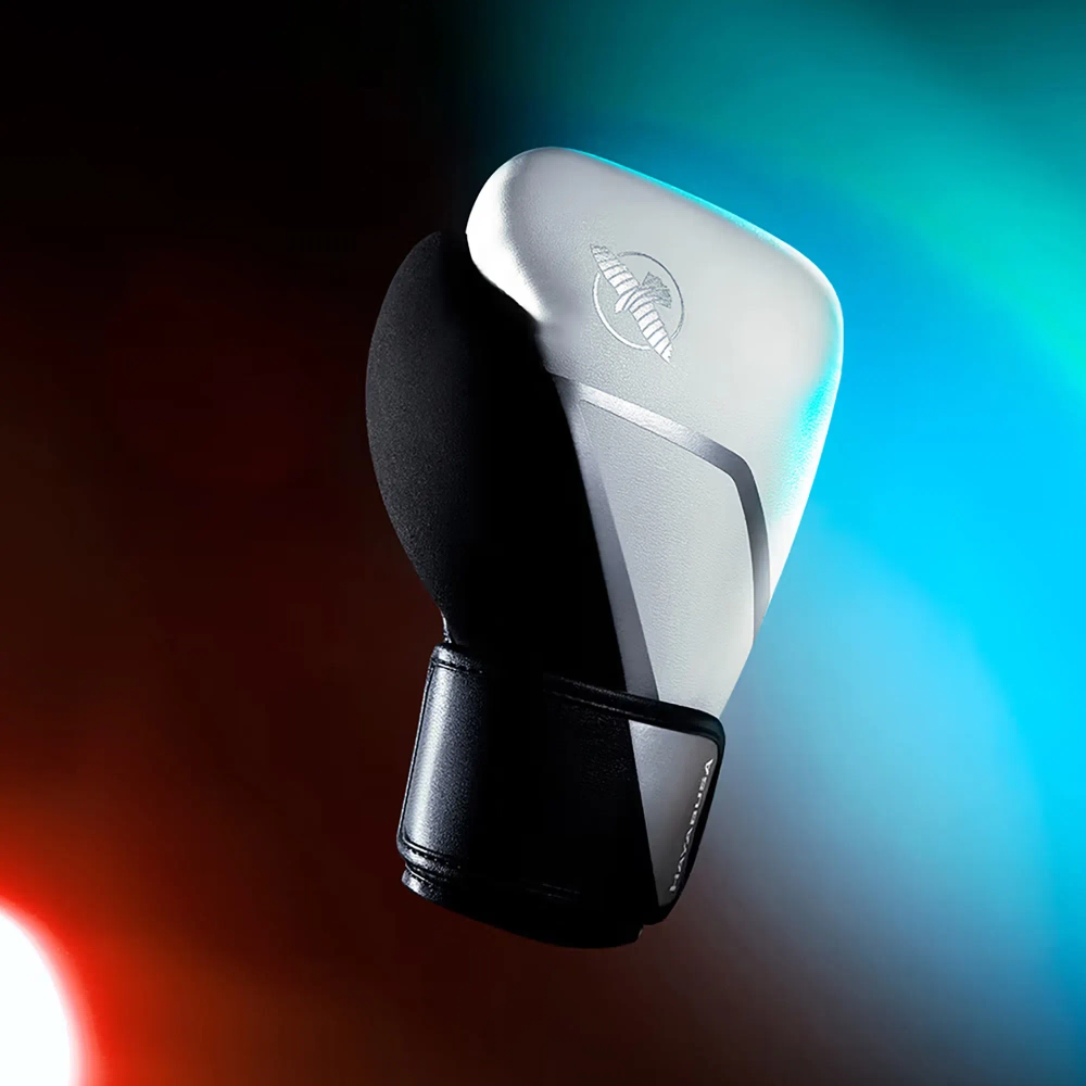 Боксёрские перчатки Hayabusa E1 Boxing white/silver