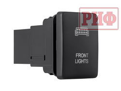 Кнопка ВКЛ/ВЫКЛ, голубой, FRONT LIGHTS TOYOTA 32x22