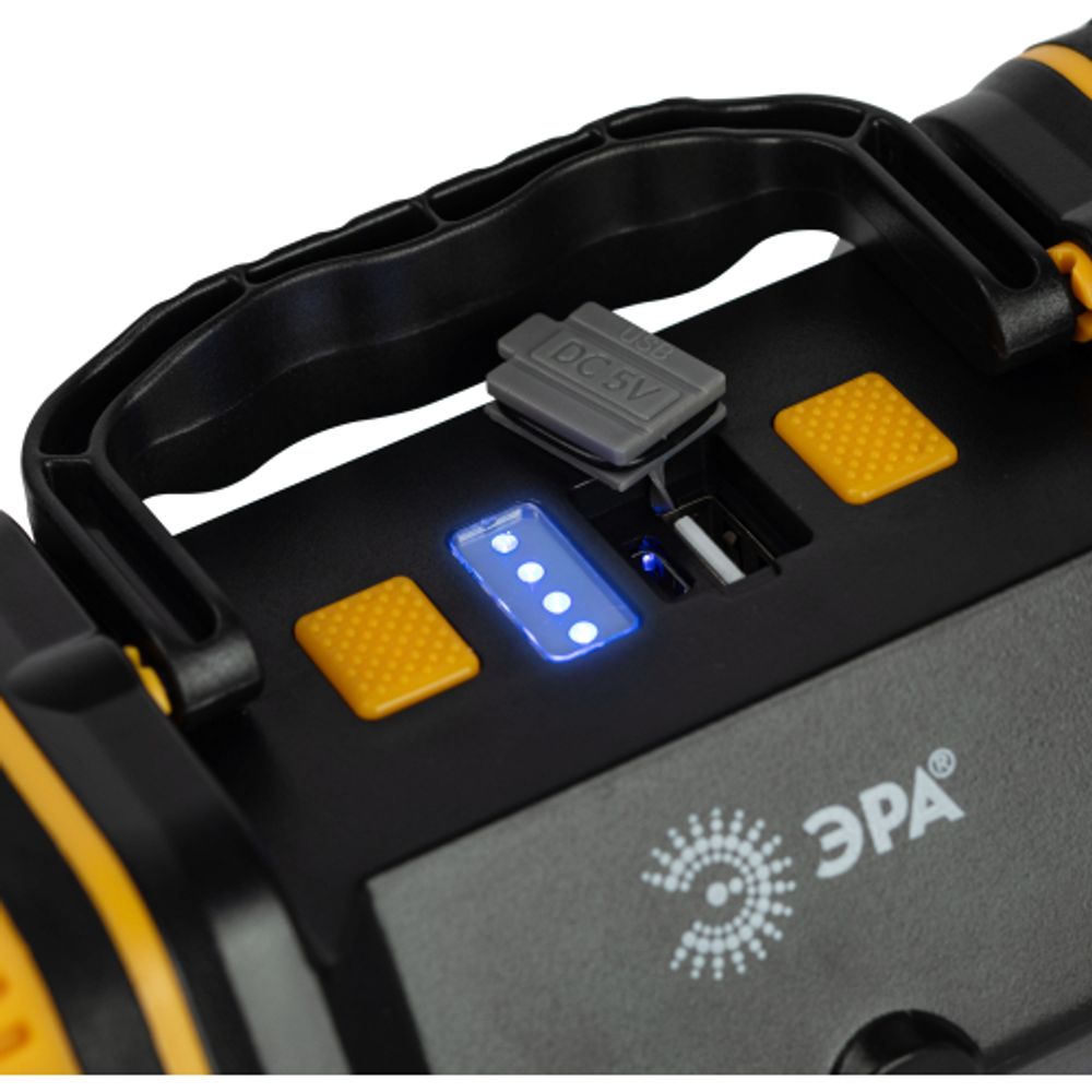 Светодиодный фонарь ЭРА Рабочие Практик PA-808 прожекторный аккумуляторный многофункциональный IP44 15W