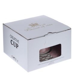 GAEM Кружка с блюдцем и ложкой, 200 мл, L15 W15 H8 см, 3в.