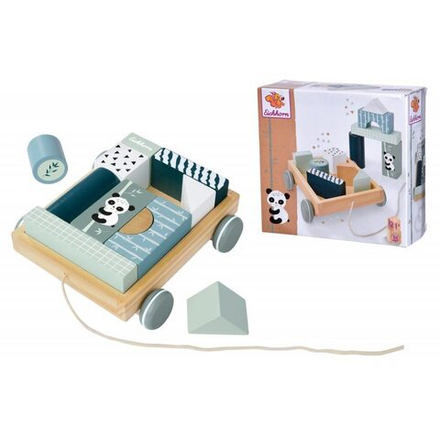 Eichhorn - Деревянная тачка с блоками 03800