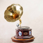 Граммофон с голландской керамикой