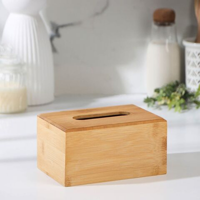 Салфетница Доляна «Комфорт», 17×11×9 см, бамбук