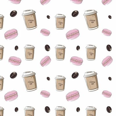 Кофе и макарунс