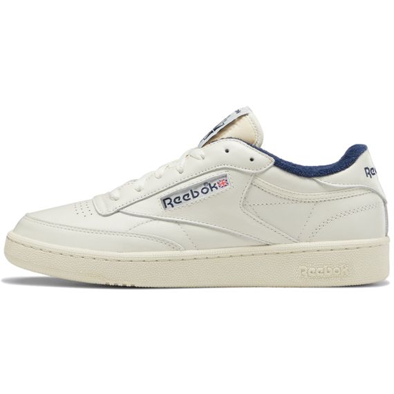 Reebok CLUB C 85 ВИНТАЖНЫЕ кроссовки для скейтборда Низкие Бежевые Белые кроссовки Унисекс