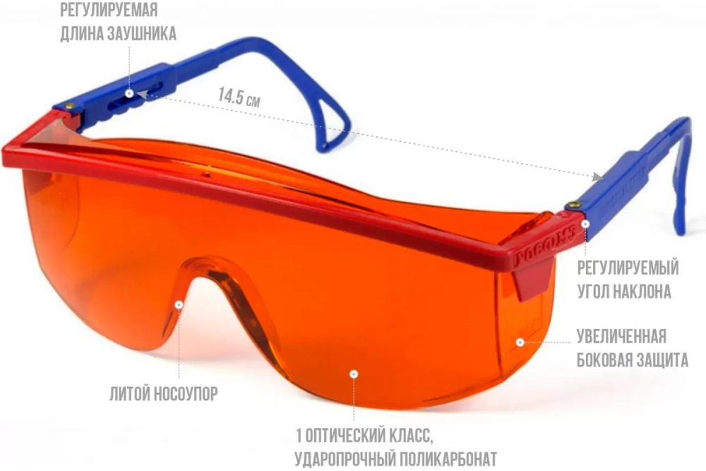 Очки защитные открытые О37 UNIVERSAL TITAN (2-2 PC) 13712