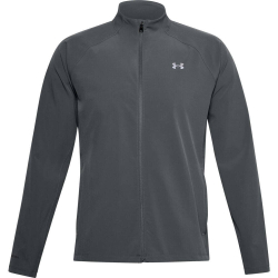 Мужская теннисная кофта Under Armour Launch 3.0 Storm Jacket M - pitch gray