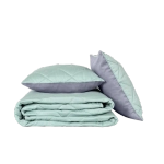 Покрывало + 2 наволочки BuyColor Лаванда/Мята