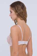 Бюстгальтер с мягкой полупрозрачной чашкой (Размер: 90B) (Цвет: черный)