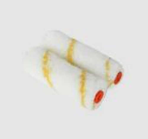 Ролик-мини Полиамид  Бел. с жел.пол.  150мм     в упак. 2шт  /220-2160