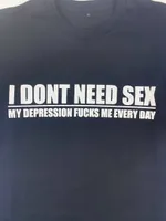 Купить Футболка Hate&Pain Depression черная Футболка Hate&Pain Depression черная