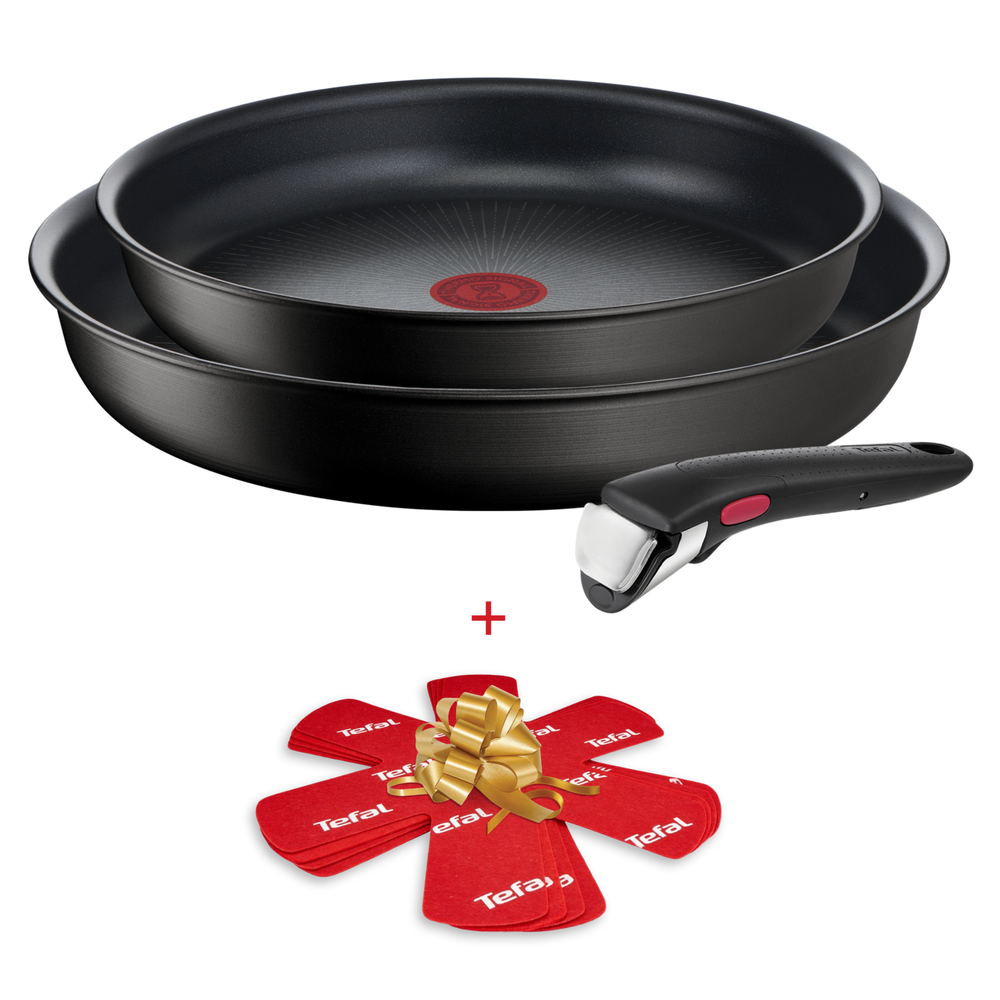 Набор посуды со съемной ручкой Tefal Ingenio Unlimited 3 предмета 22/26 см L7639032 + протекторы