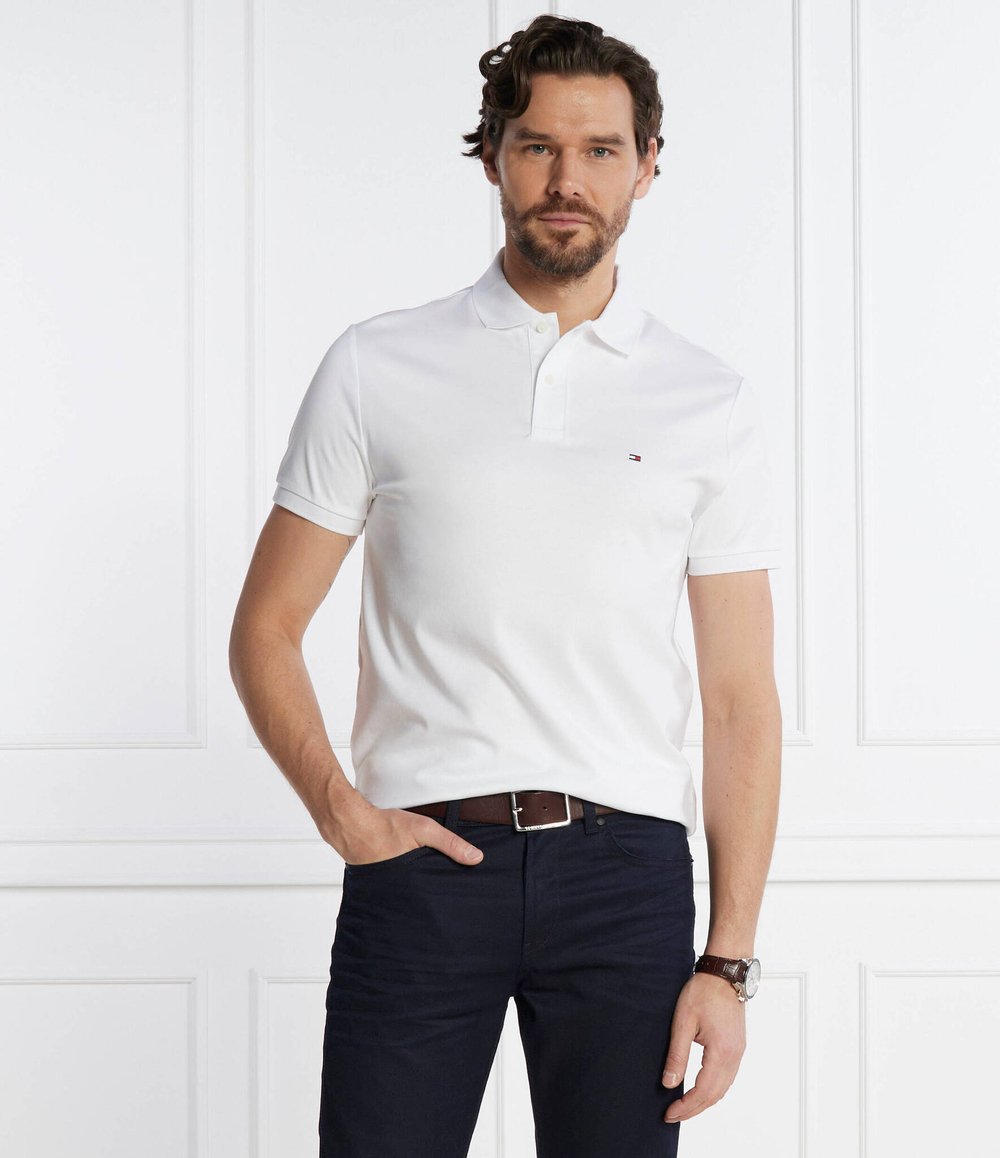 Поло Tommy Hilfiger - белый(MW0MW35585)