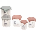 Набор банок для продуктов 3шт (400мл,800мл,1500мл)с мерной шкалой