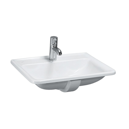 Раковина Laufen Pro 8.1396.1.000.104.1 встраиваемая 56 см, цвет белый