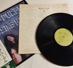 Винтажная виниловая пластинка LP Deep Purple Machine Head (Japan 1972) (Obi) Smoke On The Water (1 Press)