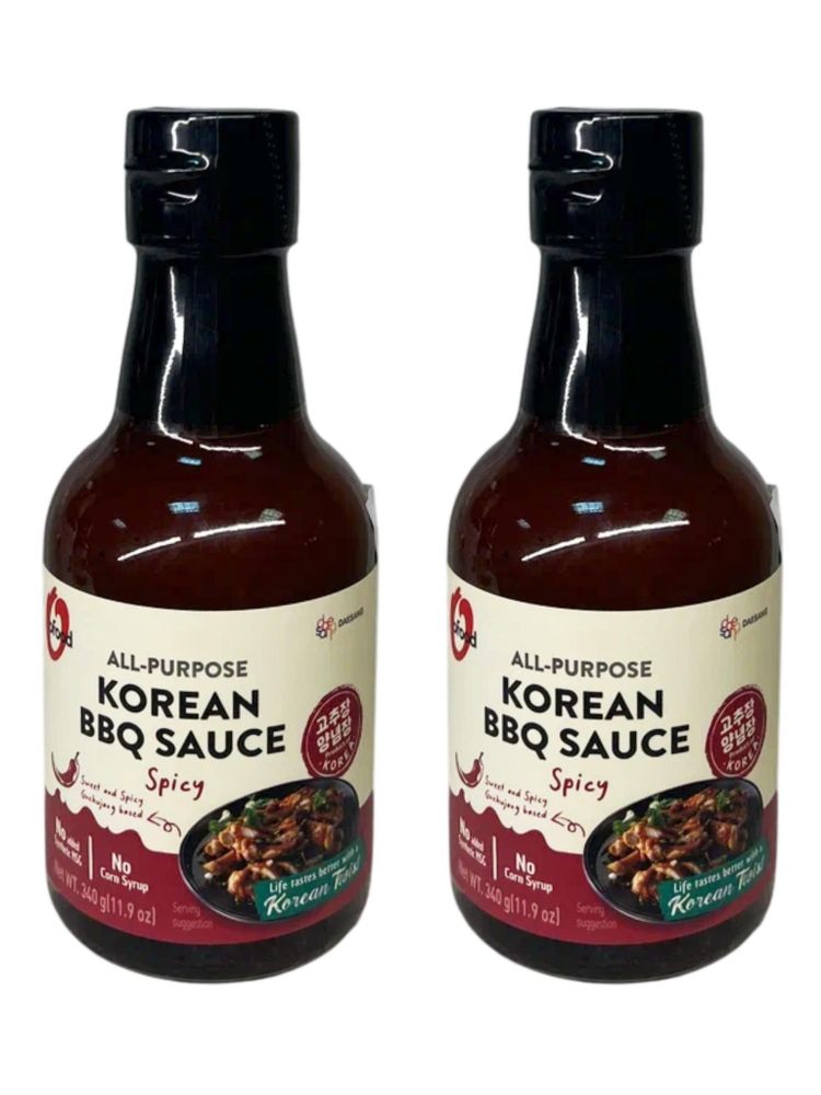Корейский соус барбекю острый Daesang Korean BBQ 340 г x 2 шт