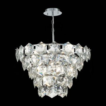 SL1631.103.09 Люстра подвесная ST-Luce Хром/Прозрачный E14 9*40W VITERBO