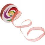 Лента для декорирования «Блеск» 1,2 см, 2,7 м, Красный