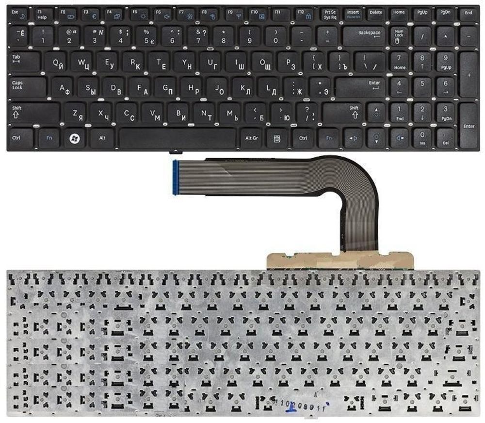 Клавиатура для ноутбука Samsung Q530 черная