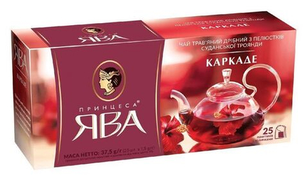Чай в пакетиках Принцесса Ява Каркадэ, 25 пакетиков