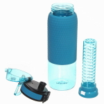 Бутылка спортивная UZSPACE Diamond 5056 с емкостью для фруктов (500 мл)