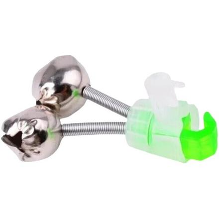 Бубенчик двойной с зажимом, под светлячок(100шт/упаковка)