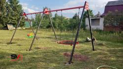 Монтаж уличных качелей Sv Sport Maxi х 2